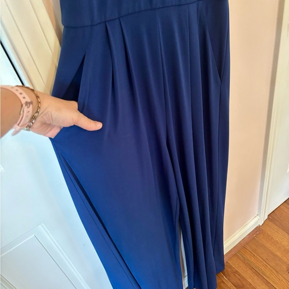 Cobalt blue wide-legged Vince Camuto jumpsuit size small - Picture 4 of 7